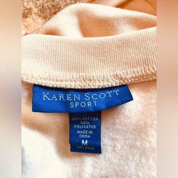 Karen Scott Sports cotton warm sweatshirt. M - Picture 3 of 3